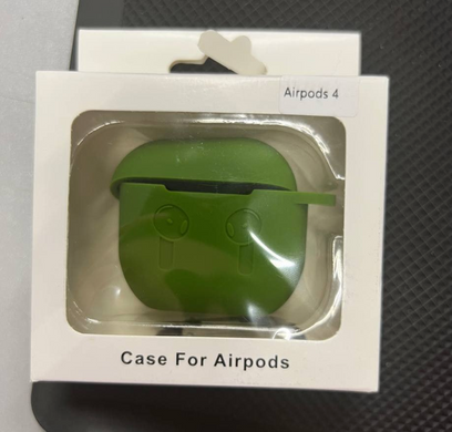 Чехол накладка Silicone Case для Apple Airpods 4 Military Green