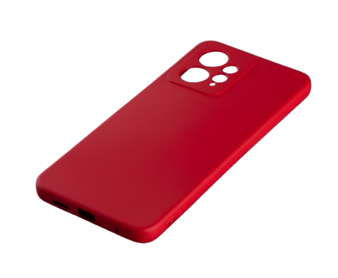 Чехол накладка Silicon Case Full Camera для Xiaomi Redmi Note 12 4G Red/Красный