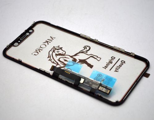 Тачскрин (Сенсор) Apple iPhone XR (PN:821-01808-01) с микросхемой и пленкой ОСА Original/Оригинал, Черный
