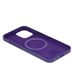 Чехол накладка Silicon Case Full Cover with MagSafe Splash Screen для iPhone 12/12 Pro Amethyst