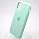 Чохол накладка Silicone Case Full Cover для iPhone 11 Бірюзовий