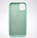 Чохол накладка Silicone Case Full Cover для iPhone 11 Бірюзовий