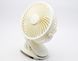 Портативний настільний вентилятор з прищепкою Clip Light Fan Model 138 2000 mAh White (Білий)