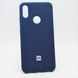 Чохол накладка New Silicon Cover for Xiaomi Redmi Note 7 Blue Copy