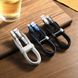 Кабель Baseus Glimmer Series USB to Lightning 2.4A 1M Black CADH000201