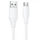 Кабель Hoco X124 Bien Silicone USB to Type-C 3A 1m White