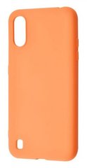 Чехол накладка WAVE Colorful Case (TPU) Samsung Galaxy A01 (A015F) (peach)