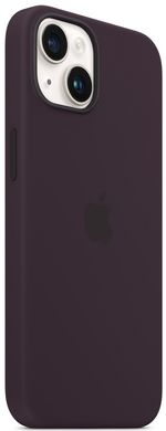 Чохол накладка для iPhone 14 (6.1) Silicone Case with MagSafe Elderberry