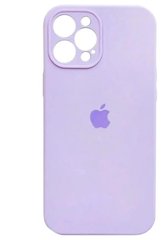 Чехол накладка Silicon Case Full Cover with camera protiction для iPhone 13 Pro New purple