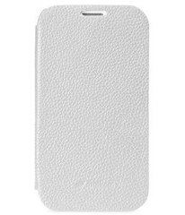 Кожаный чехол книжка Melkco Ultra Thin for HTC Desire C White