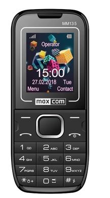 Телефон MAXCOM MM135 (Black-Blue)