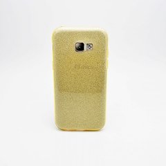 Чехол силиконовый с блестками TWINS для Samsung A520 Galaxy A5 (2017) Gold