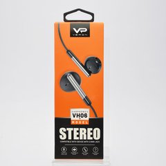 Наушники с микрофоном Veron (VH06) Earphones Black