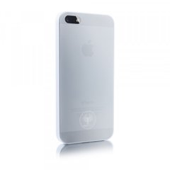 Чехол накладка Red Angel 0,2 мм для Apple iPhone 5 (матовая) DOUBL White