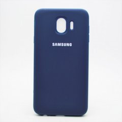 Матовый чехол New Silicon Cover для Samsung J400 Galaxy J4 (2018) Blue Copy