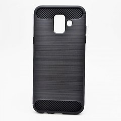 Захисний чохол Polished Carbon для Samsung A600 Galaxy A6 (2018) Black
