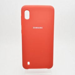 Чехол накладка Silicon Cover for Samsung A105/M105 Galaxy A10/M10 Red Copy