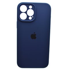 Чехол накладка Silicon Case Full camera для iPhone 13 Pro Max Deep navy