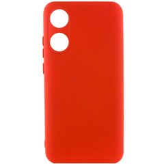 Чехол накладка Silicon Case Full Camera Lakshmi для Oppo A78 4G Red/Красный