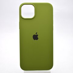 Чохол накладка Silicone Case Full Cover для iPhone 14 Темно-зелений