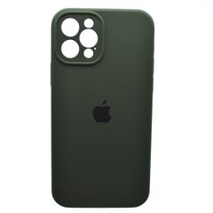 Чехол накладка Silicon Case Full Сamera для iPhone 12 Pro Cyprus Green