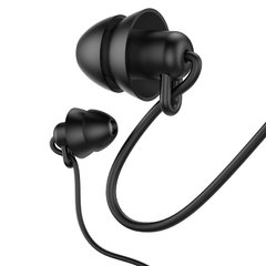 Гарнітура провідна Hoco M81 Ear Plug 3.5mm Black з мікрофоном