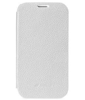 Кожаный чехол флип Melkco Ultra Thin for HTC Desire C White