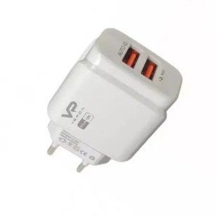 Зарядное устройство (адаптер) Veron VR-C12 2USB 2.4A White