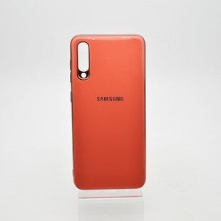 Чехол глянцевый с логотипом Glossy Silicon Case для Samsung A505 Galaxy A50 Red