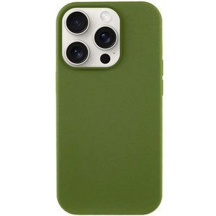 Чехол накладка Silicon Case Full Cover для Apple iPhone 16 Pro Dark Olive