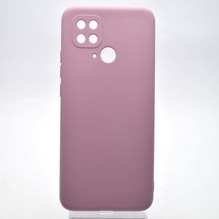 Чехол накладка Silicon Case Full camera для Xiaomi Redmi 10C/Poco C40 Bordo