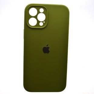 Силіконовий чохол накладка Silicon Case Full Camera для iPhone 12 Pro Pine Forest Green