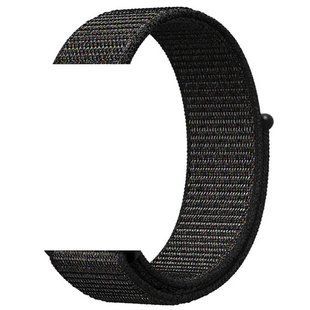 Нейлоновий ремінець для Xiaomi Amazfit Bip/Samsung 20mm Nylon Design Black/Чорний