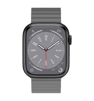 Ремінець Wiwu Wi-WB001 для Apple Watch 42mm/44mm/45mm/49mm Grey Orange (Сірий з оранжевим)
