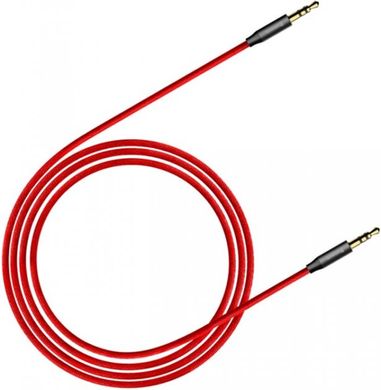 AUX Baseus M30 Yiven stereo cable (3.5mm-3.5mm) 1.5m Black-Red CAM30-C91, Червоний