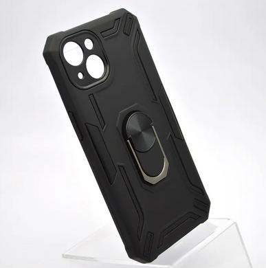 Чехол противоударный Armor Case Full Camera с кольцом для iPhone 11 Черный