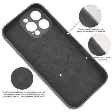 Чохол накладка Silicon Case Slim MagSafe Full Camera для Apple iPhone 17 Pro Orange