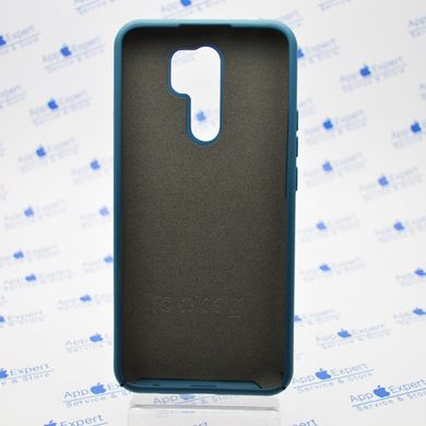 Чехол накладка Silicon Case Full Protective для Xiaomi Redmi 9 Pine Green