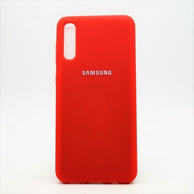 Матовый чехол New Silicon Cover для Samsung A505 Galaxy A50 (2019) Red Copy