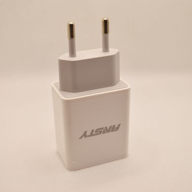 Мережевий зарядний пристрій ANSTY C-007 18W 1 USB White