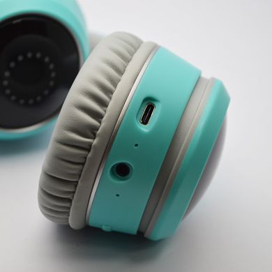Навушники Bluetooth з котячими вушками TUCCI K26 LED Blue