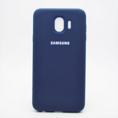 Матовый чехол New Silicon Cover для Samsung J400 Galaxy J4 (2018) Blue (C)