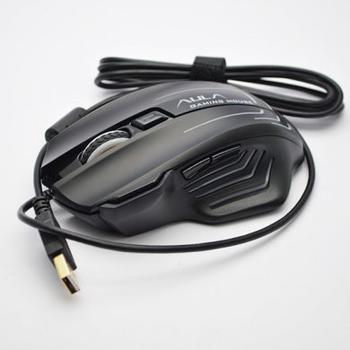 Мышка игровая проводная с подсветкой Aula S18 Black