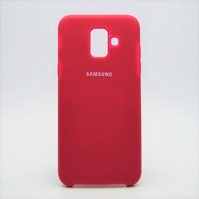 Чохол накладка Silicon Cover for Samsung A600 Galaxy A6 2018 Burgundy Copy