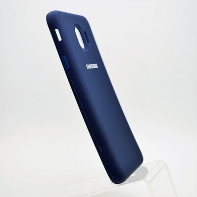 Матовый чехол New Silicon Cover для Samsung J400 Galaxy J4 (2018) Blue (C)