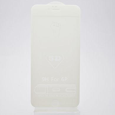 Захисне скло 5D для iPhone 6 Plus/6S Plus White