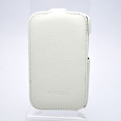 Кожаный чехол флип Melkco Ultra Thin for HTC Desire C White