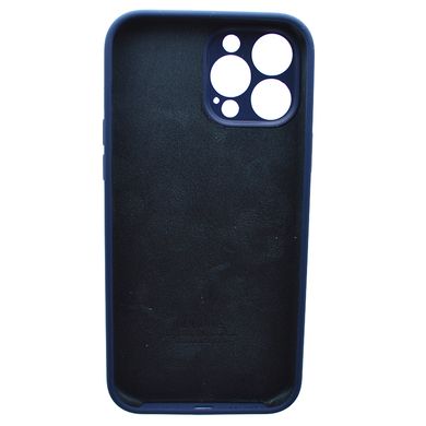 Чохол накладка Silicon Case Full camera для iPhone 13 Pro Max Deep navy
