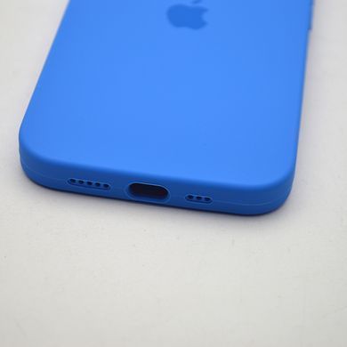 Силиконовый чехол накладка Silicon Case Full Camera для iPhone 13 Mediterranean Blue