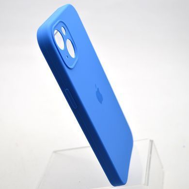 Силиконовый чехол накладка Silicon Case Full Camera для iPhone 13 Mediterranean Blue